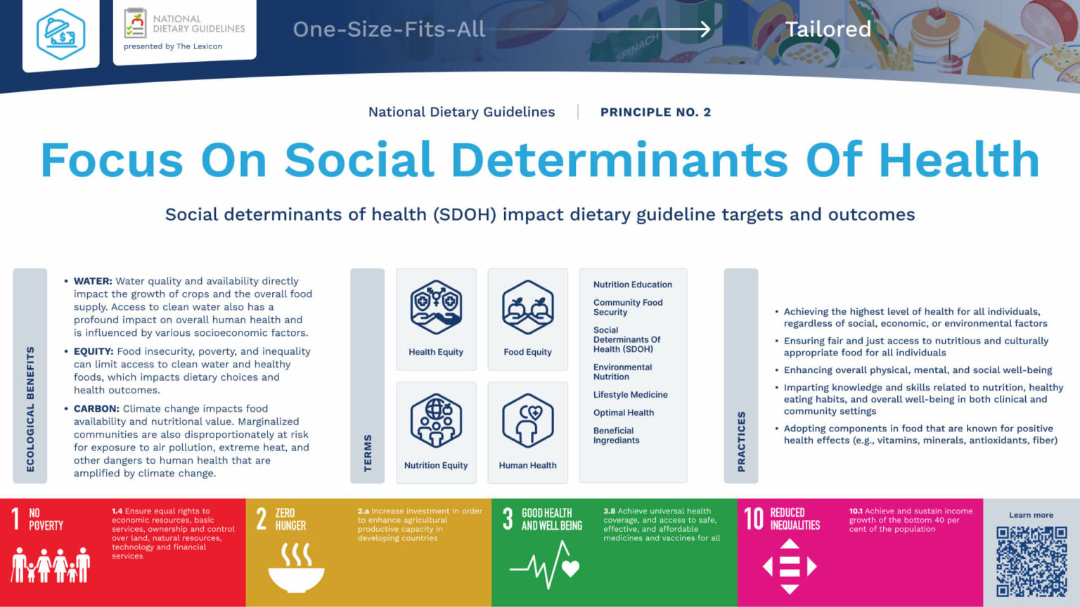 Food Choices for a Healthy Planet: Ten Principles